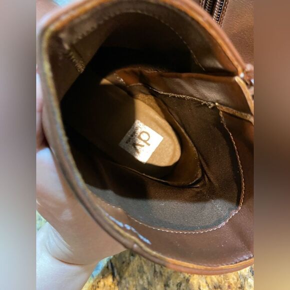DV‎ cognac brown wedge booties - Picture 5 of 6